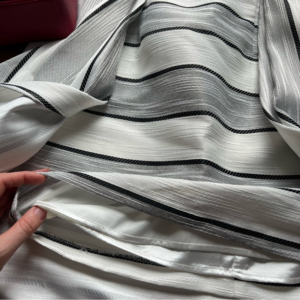 Australian brand Sheike black/white stripped high-low dress - Picture 4 of 8